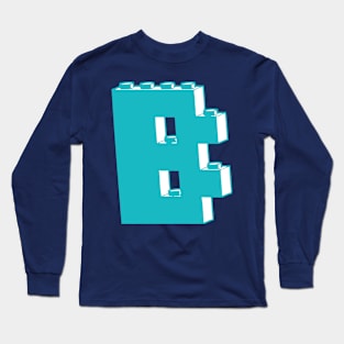 THE LETTER B, by Customize My Minifig Long Sleeve T-Shirt